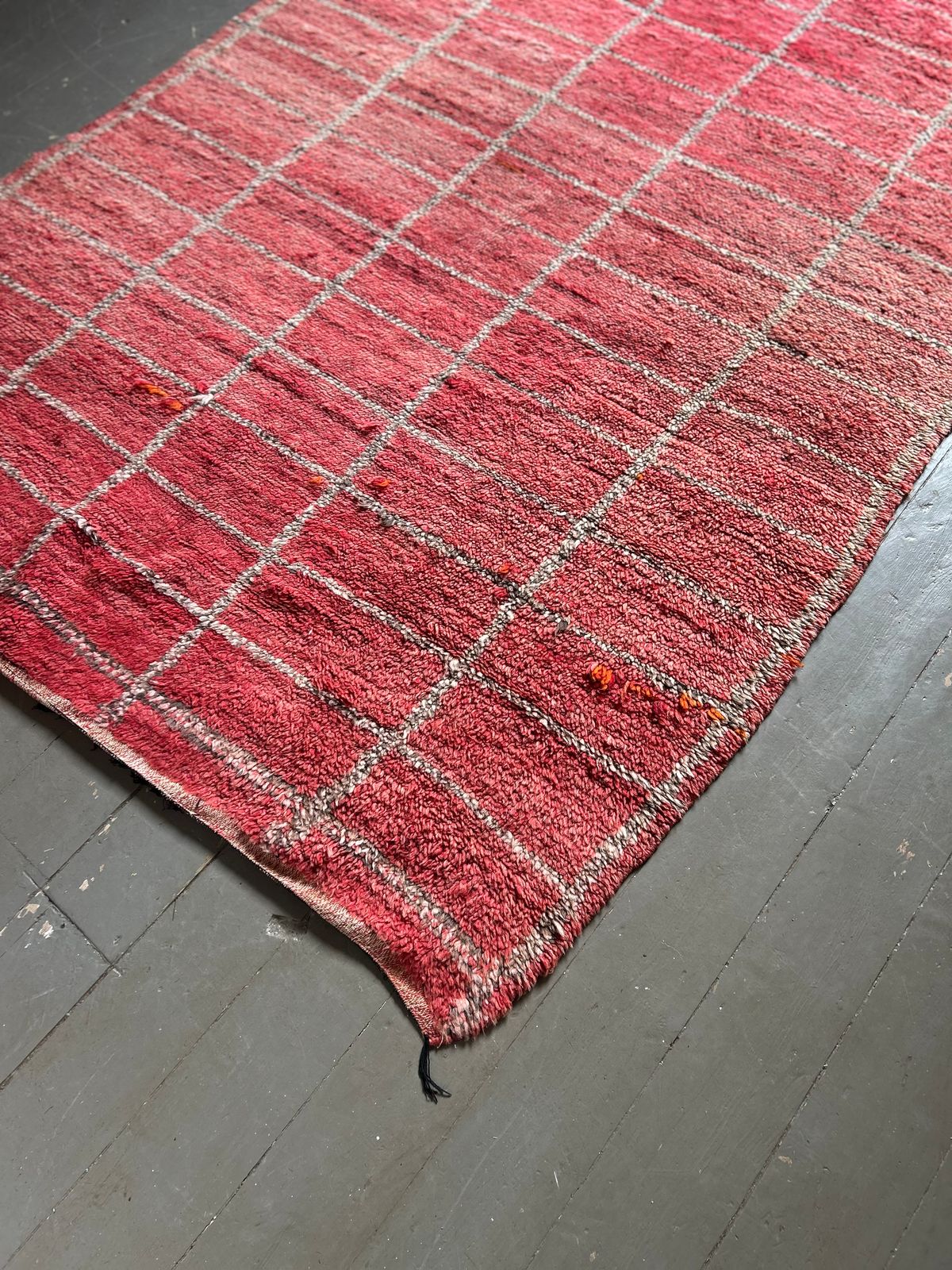 Large Rare Madder Red Moroccan Tribal Rug photo buy
