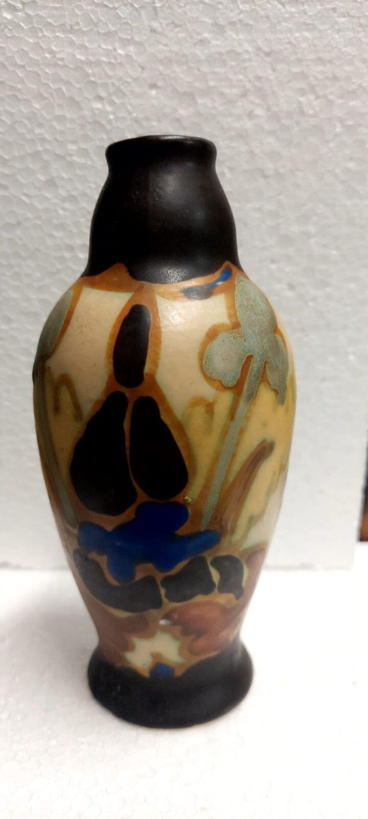 Ceramic Vase Montoise Bergen, Antoine Dubois, Belgium, Art Deco 1920 1930 photo Home Decor