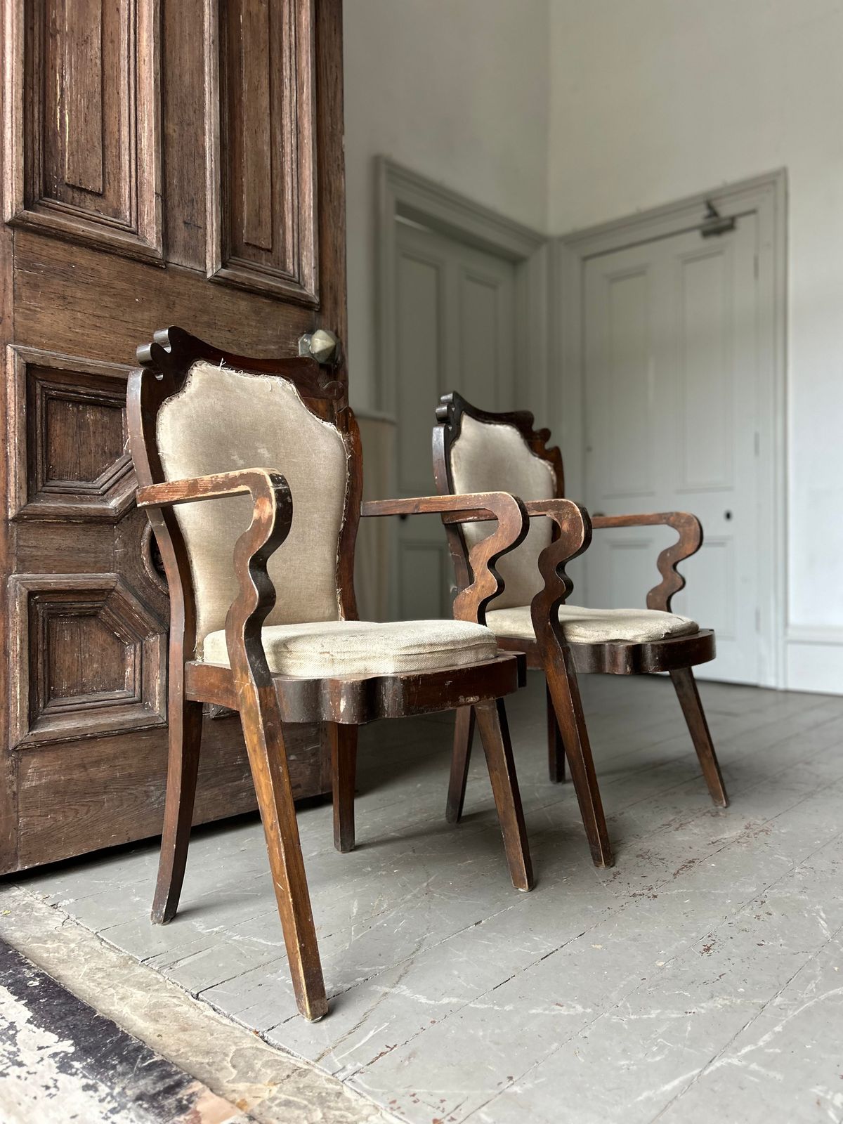 8 X Bombay Baroque Sgabello Chairs In The Manner Of Lutyens photo 3600.0