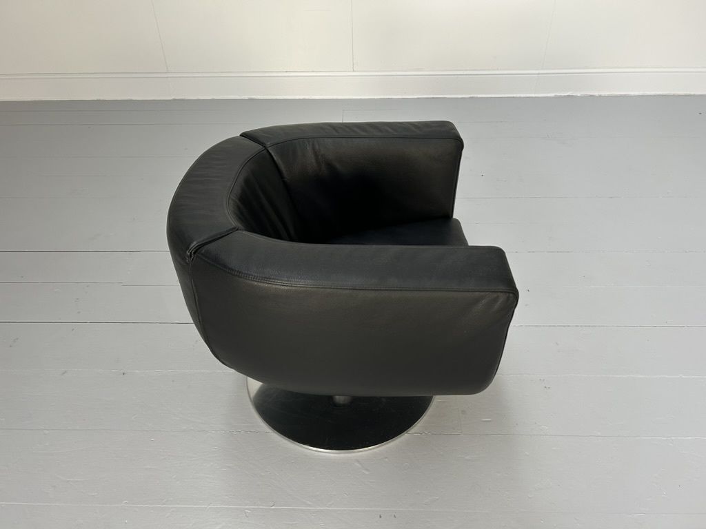 B&B Italia “Tulip” Armchair – In Black “Gamma” Leather photo buy