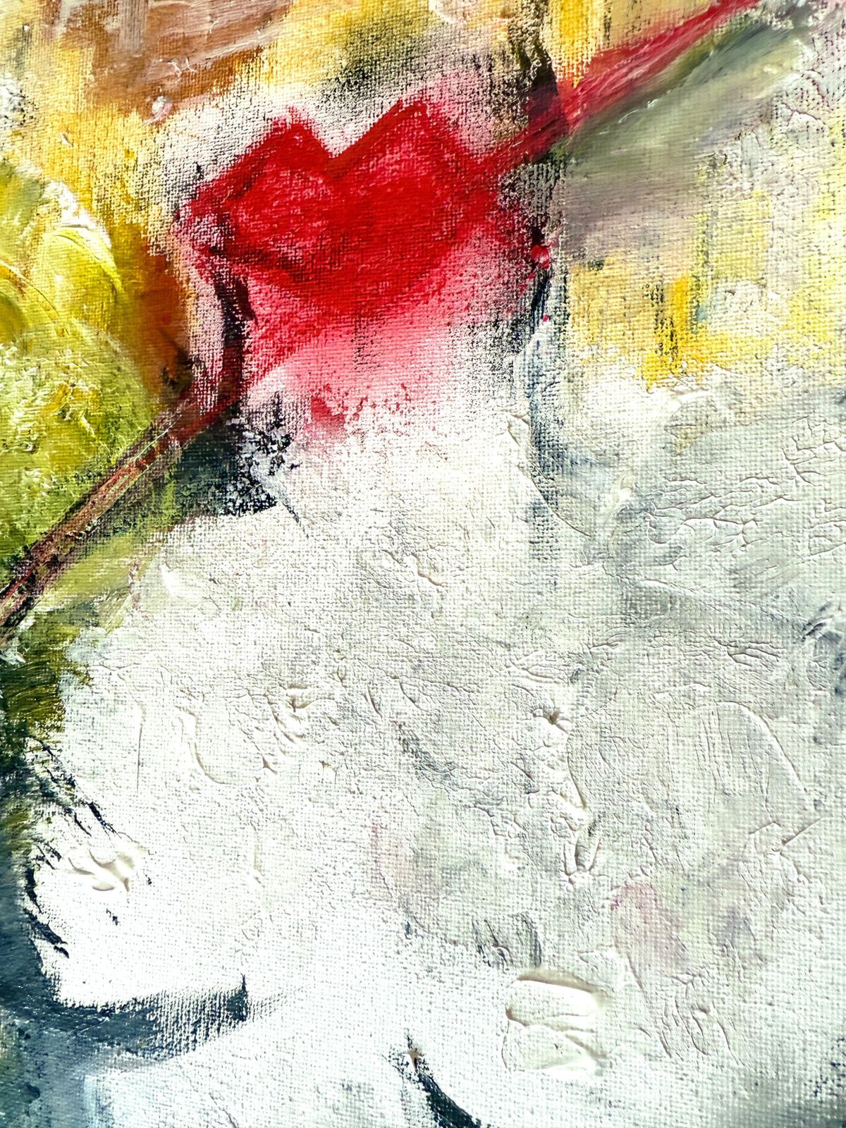 Nerea Chaos Femme Fatale Oil On Canvas Nude Painting 2025 photo for sale