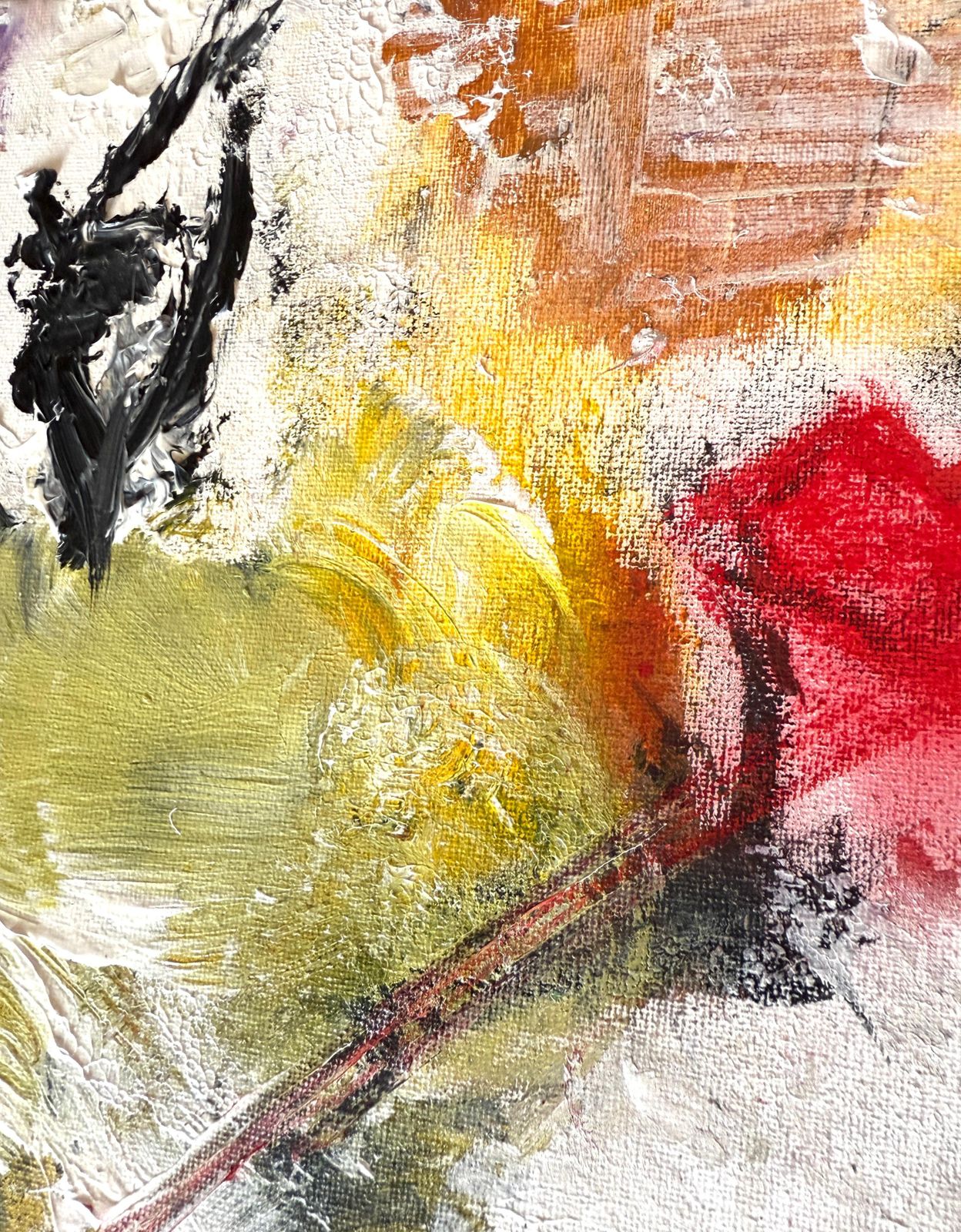 Nerea Chaos Femme Fatale Oil On Canvas Nude Painting 2025 photo Art