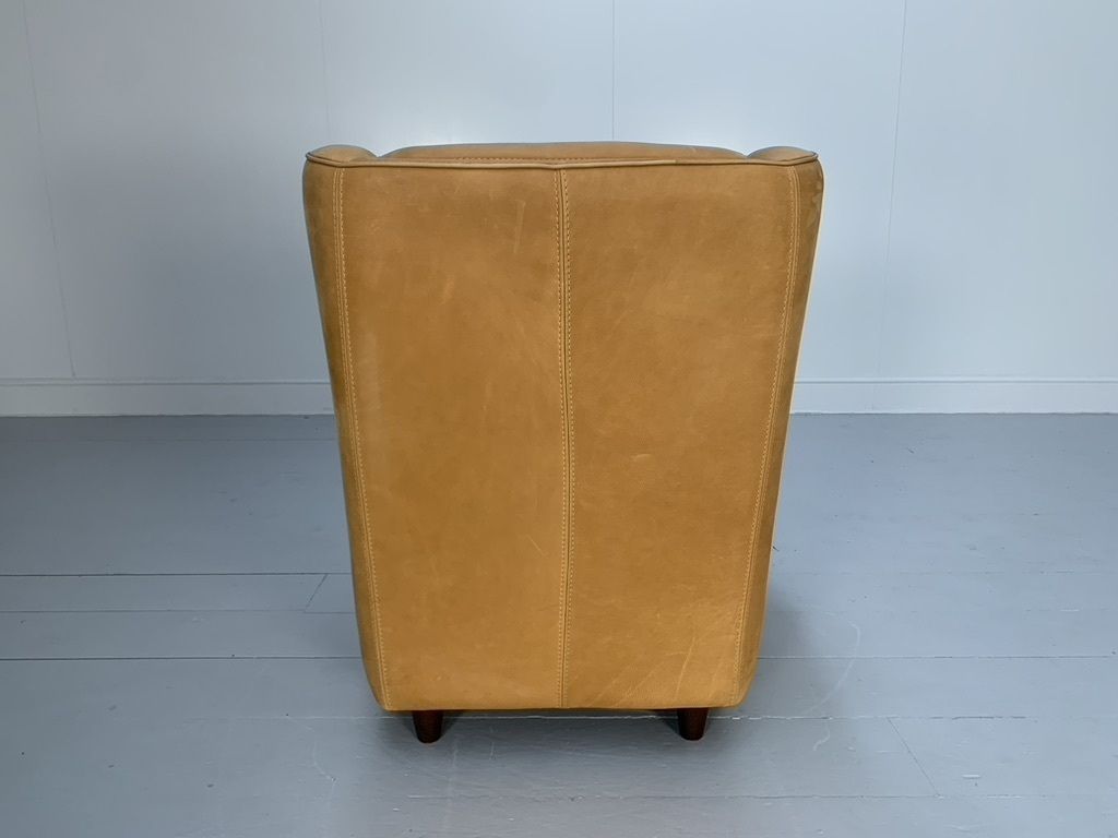 Baxter “Bergere” Armchair & Footstool – In Suede Leather photo 2900.0