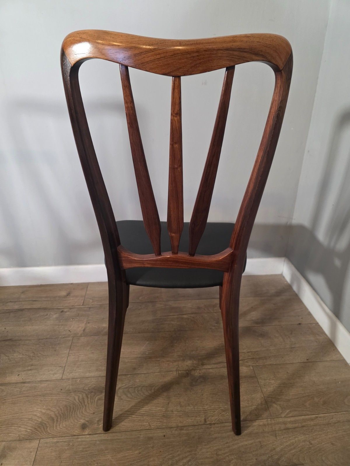 Set Of 6 Danish Rosewood Mid Century 1960s Dining Chairs By Niels Koefoed photo vintage