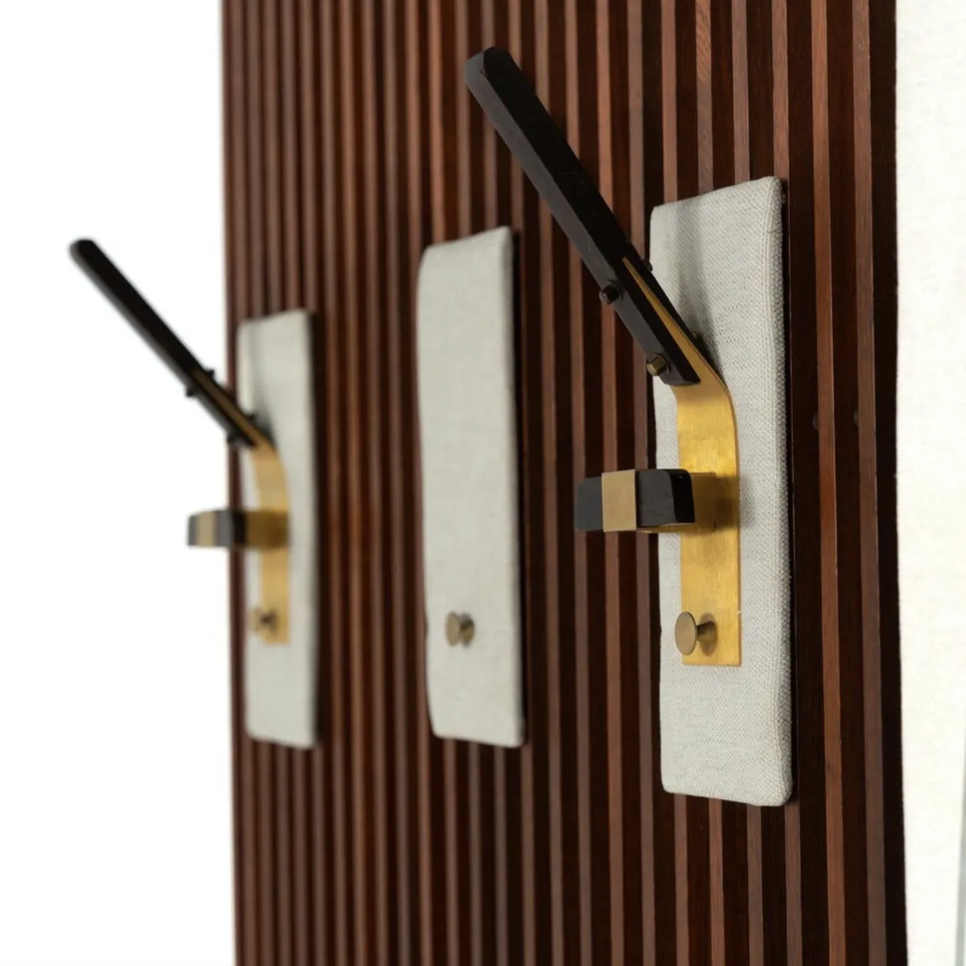 Mid Century Coat Rack With Integrated Mirror, Italy, 1970s photo vinterior