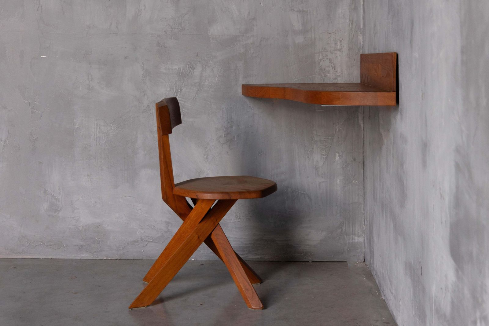 Custom Wall Console By Pierre Chapo, France, 1970s photo furniture