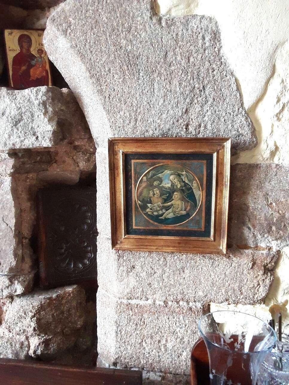 Mary Religious Print Maddona Of The Magnificat Original By Sandro Botticelli photo for sale