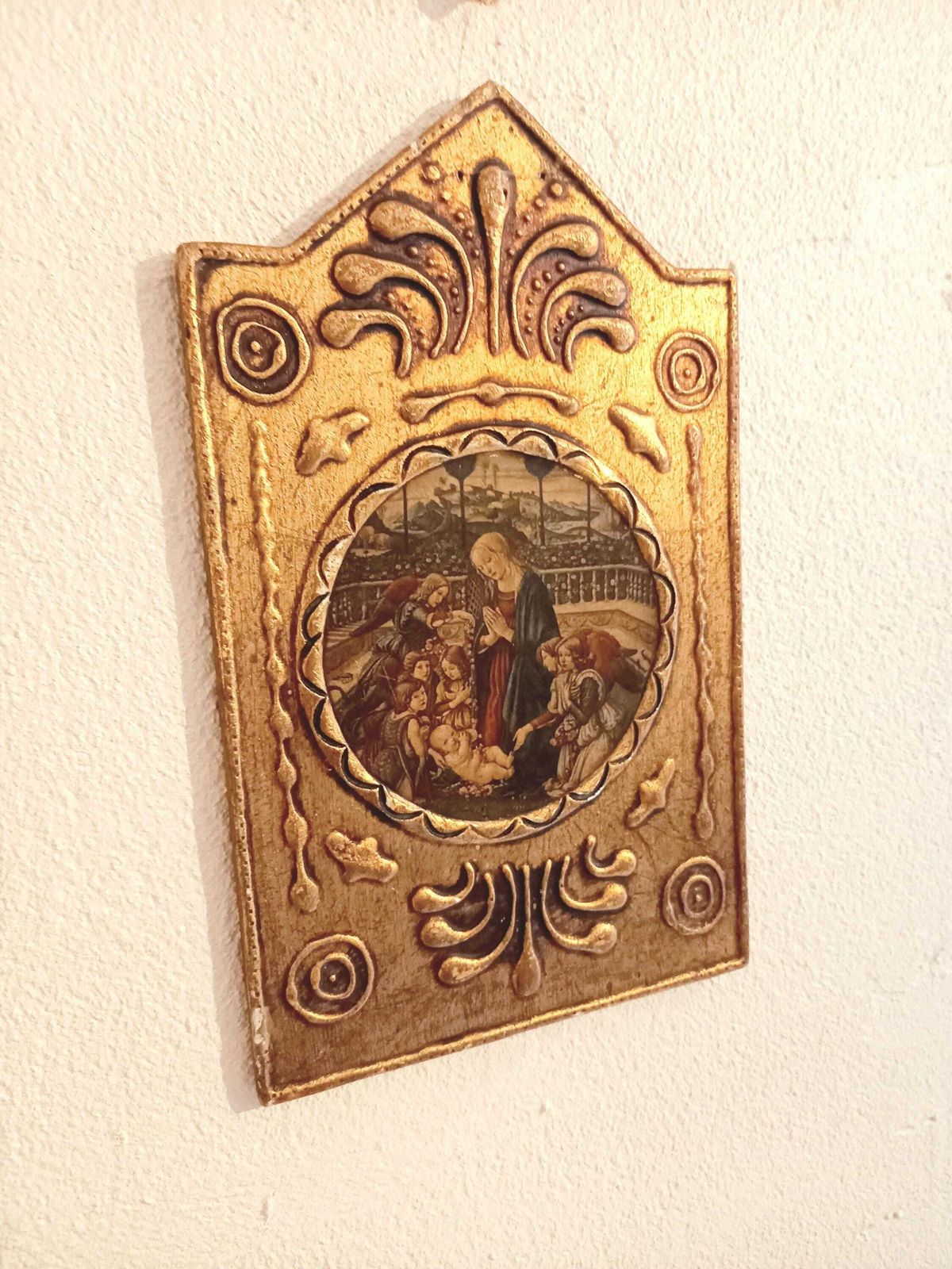 Religious Picture Renaissance Print Of Maddona And Child photo Art