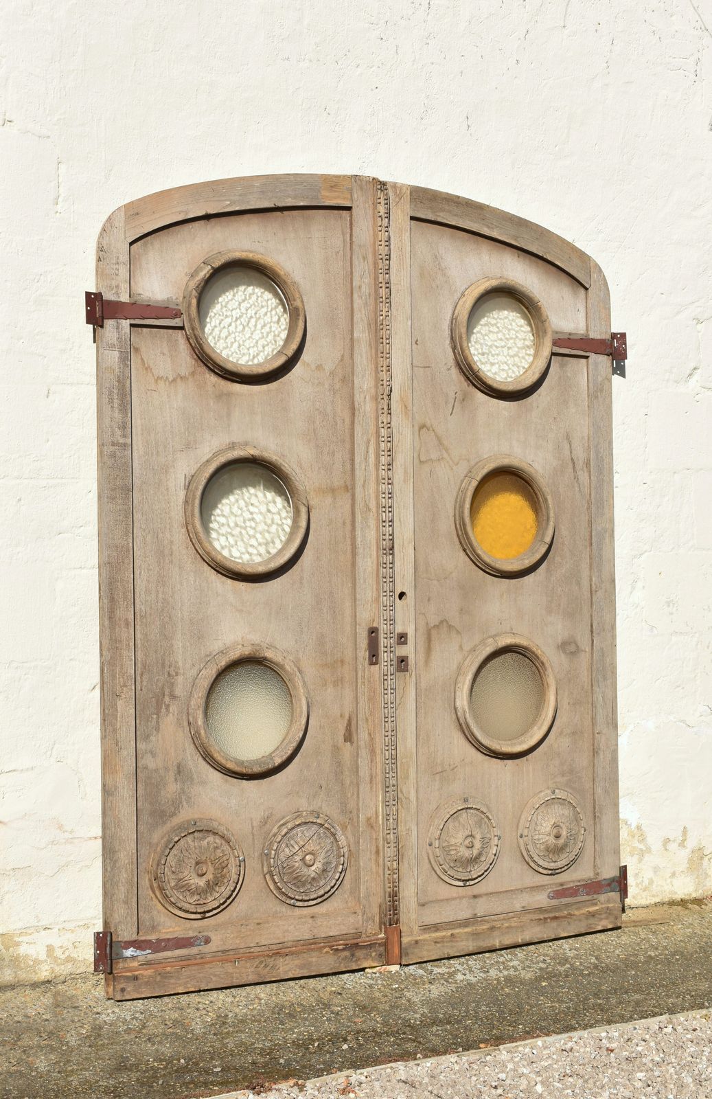 Large Pair French Architectural Doors Haussmann Style photo furniture