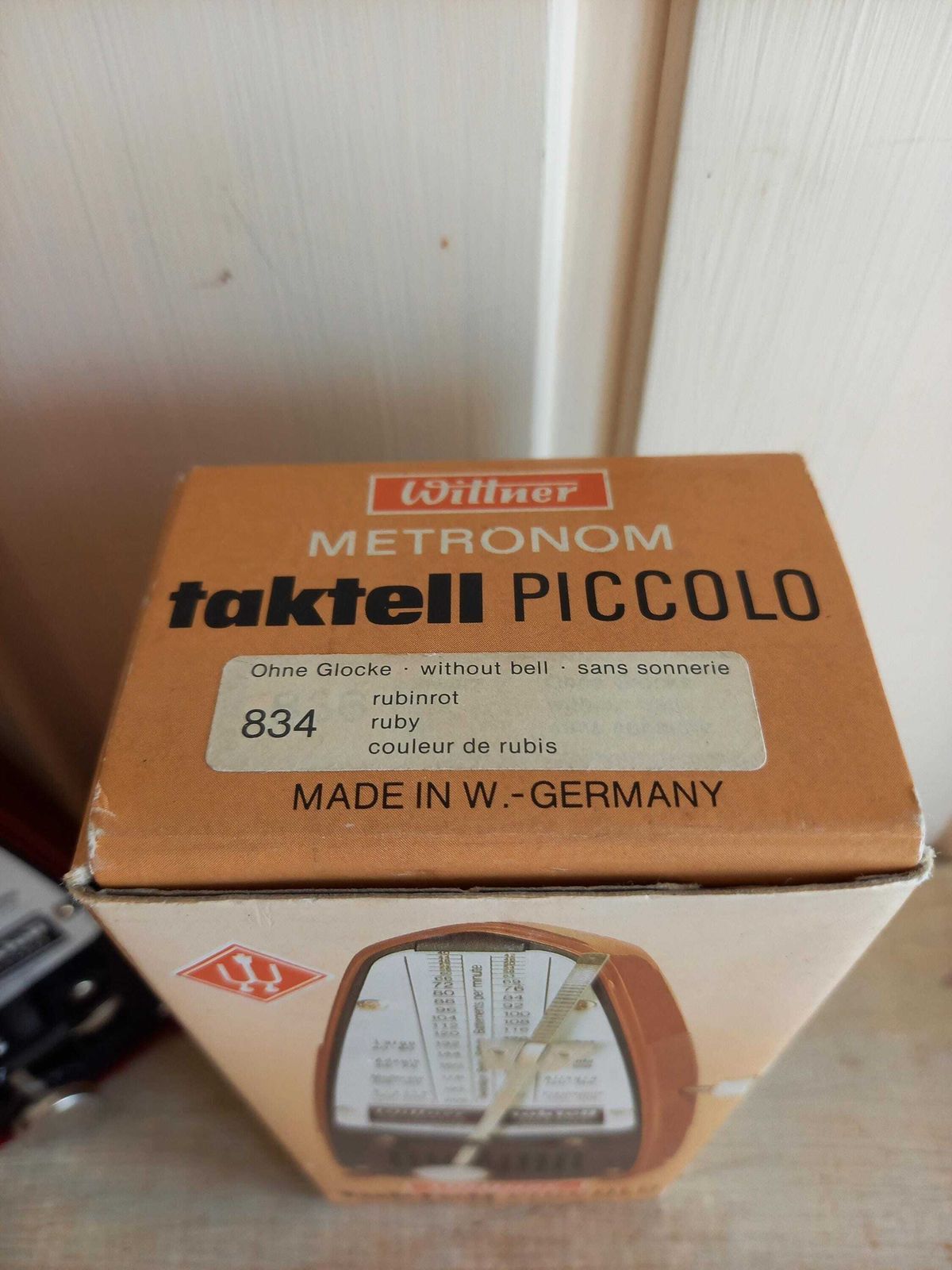 Metronome Wittner Taktell Piccolo 1970s Boxed photo vintage