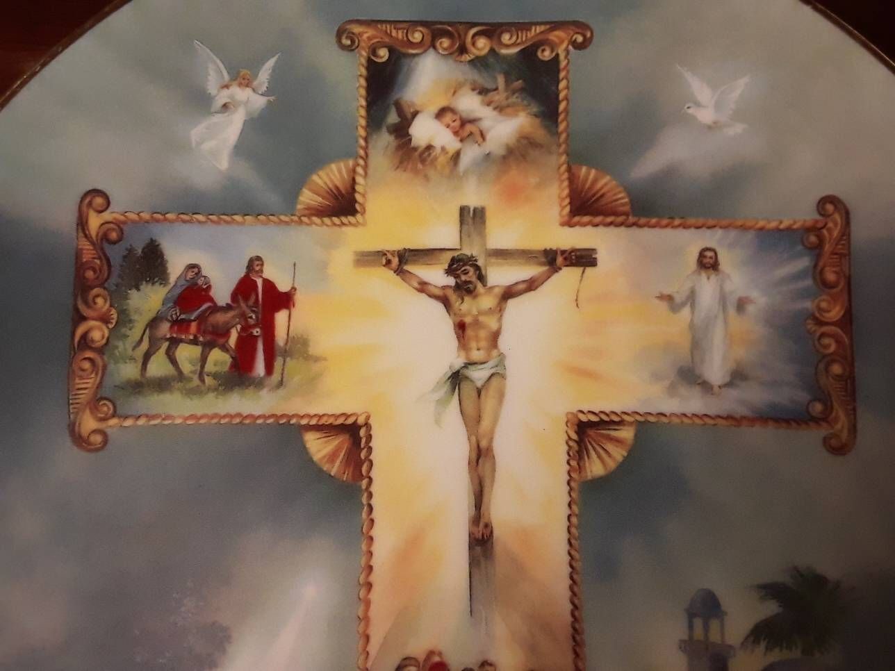 The Life Of Christ By Bar Zoni Royal Doulton Franklin Mint Limited Edition Collectible Plate photo furniture