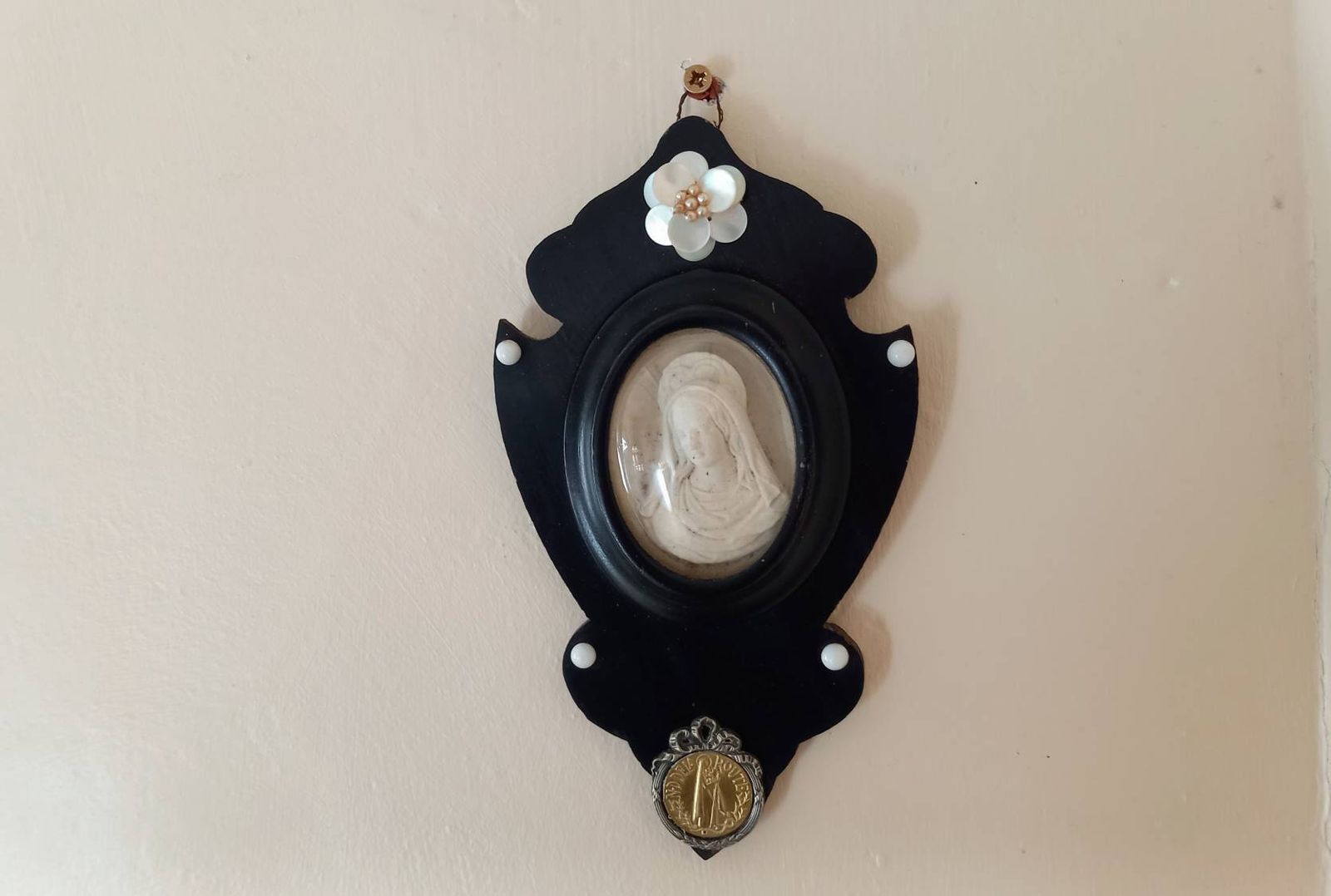 Meerschaum Reliquery Catholic Decor Saint Mary Gothic Design photo vinterior