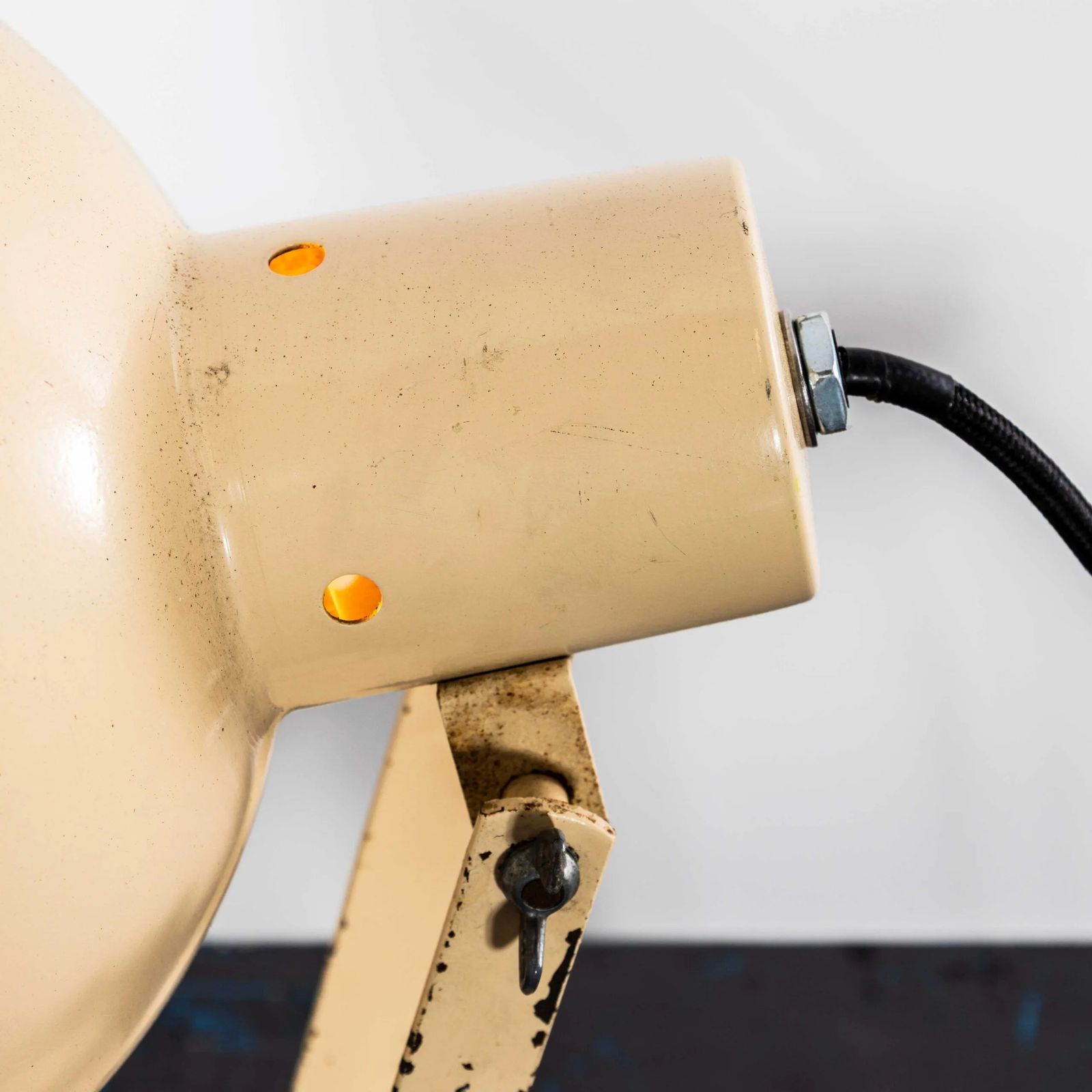 1940’s English Gamages Holborn Desk Lamp – 10 Inch photo vintage