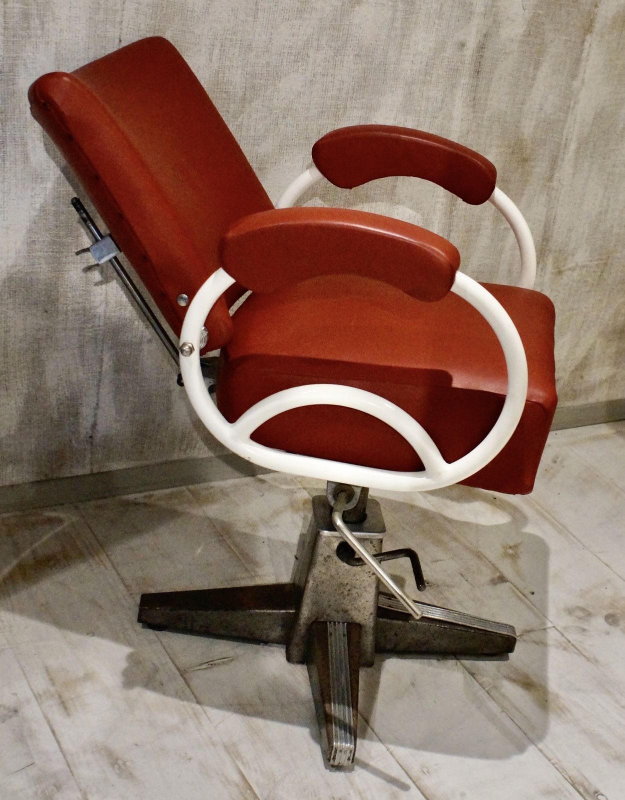 photo for sale Art Deco Style Barbers Chair, 1930s