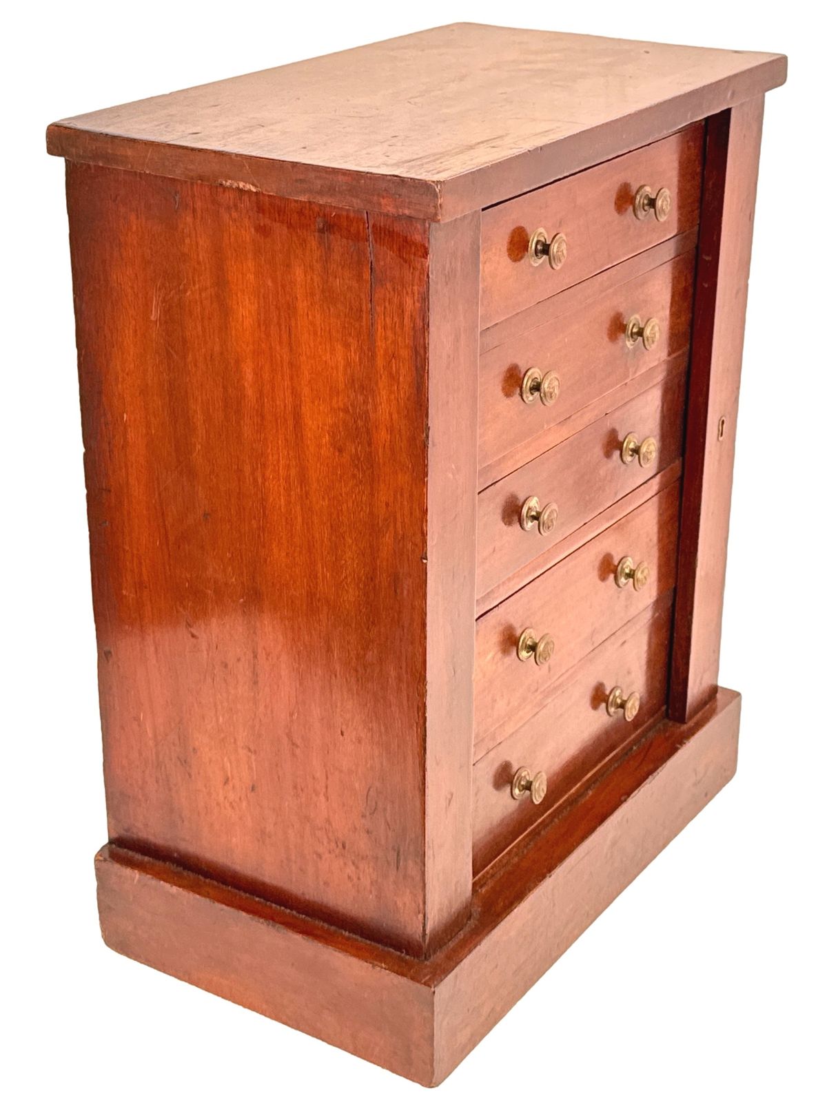 Mid 19th Century Mahogany Childs Wellington Chest (England, Circa 1860) photo Furniture