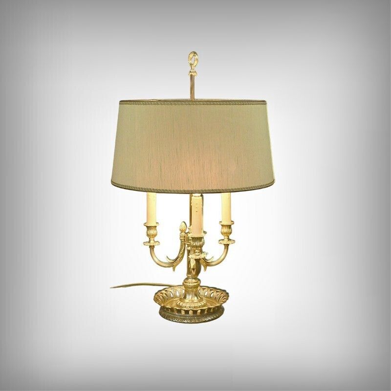 Large Gilt Bronze Hot Water Bottle Lamp, Louis XVI Style – Part 1 Of The 20th Century photo furniture