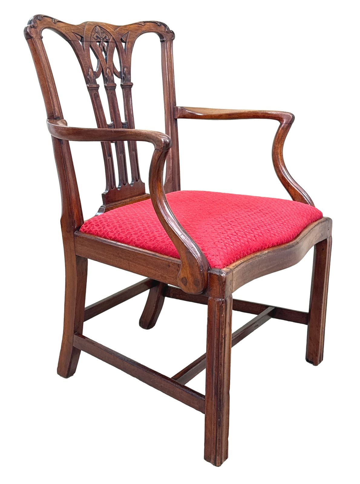 18th Century Chippendale Mahogany Armchair (England, Circa 1760) photo 2650.0
