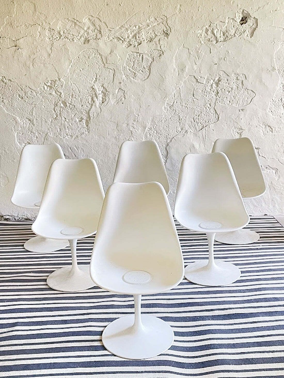 Tulip Chair Van Eero Saarinen Voor Knoll International – Ca. Jaren 1960 photo vintage