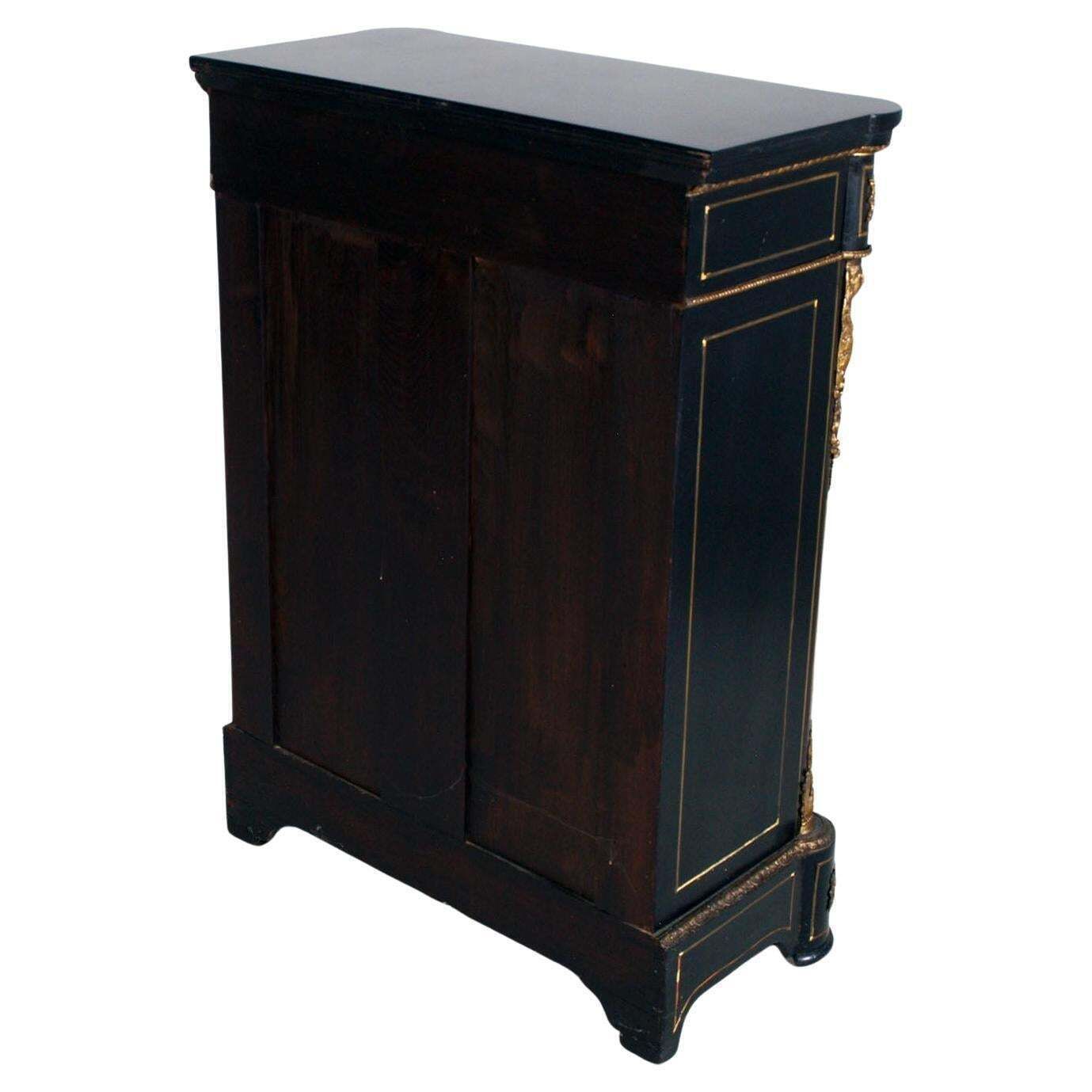 Boulle Style Cabinet , Credenza 19th Century, From A Venetian Countryside Villa photo vinterior