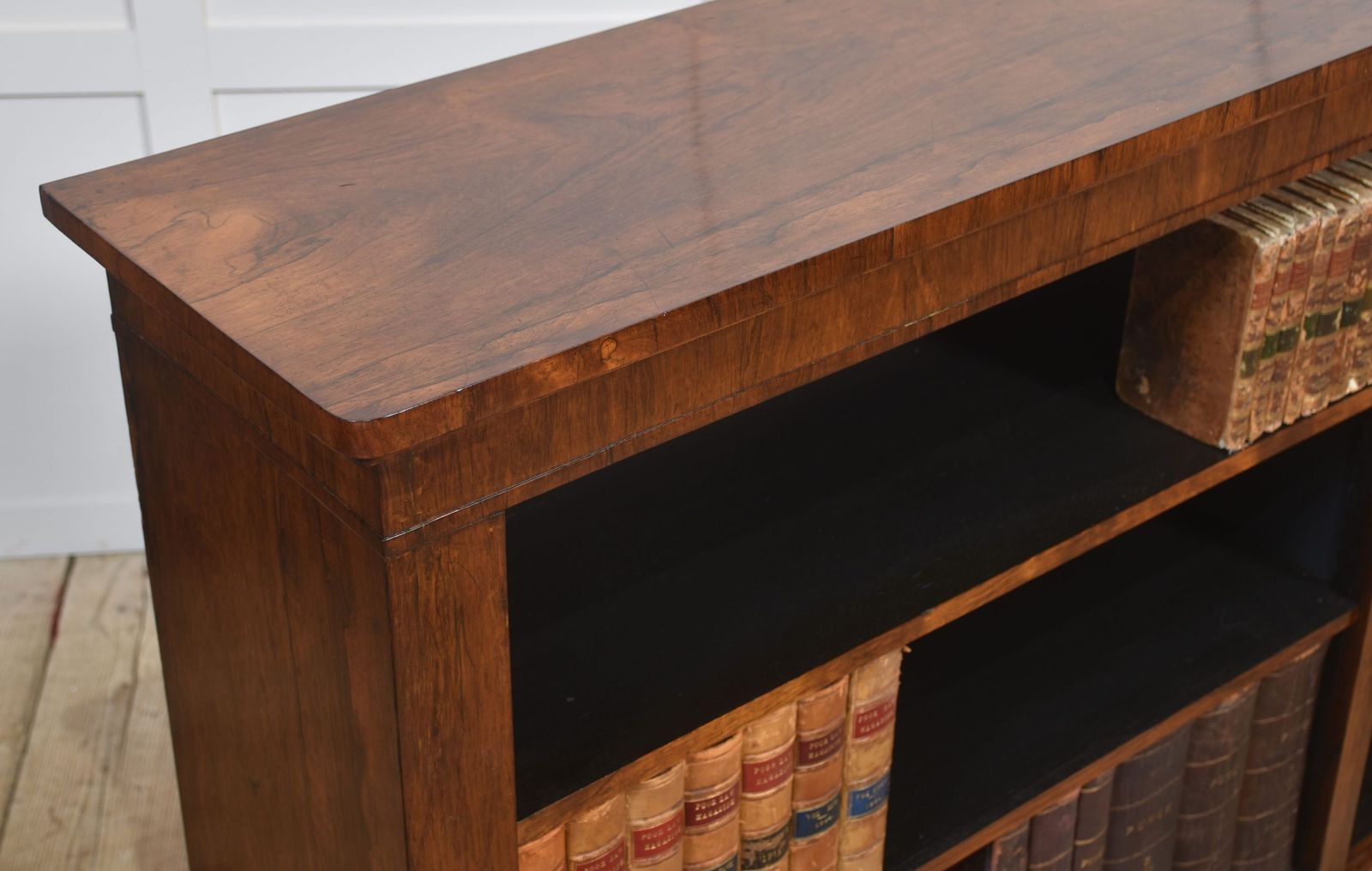 Furniture 19th Century Rosewood Open Bookcase photo