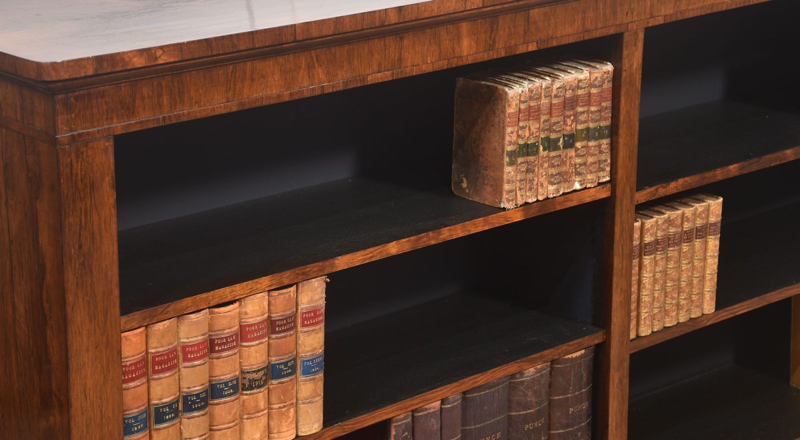 3954.0 19th Century Rosewood Open Bookcase photo