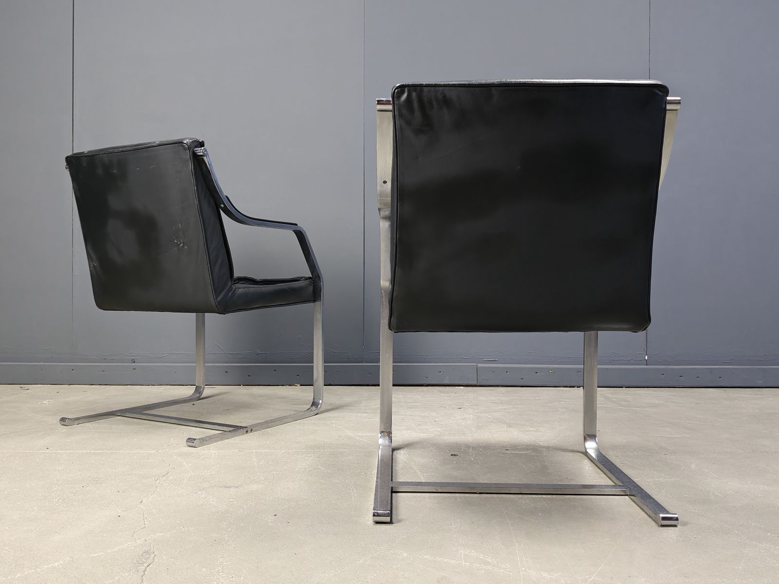 Set Of 6 Rudolf Glatzel Armchairs For Knoll Art Collection, 1980s photo furniture