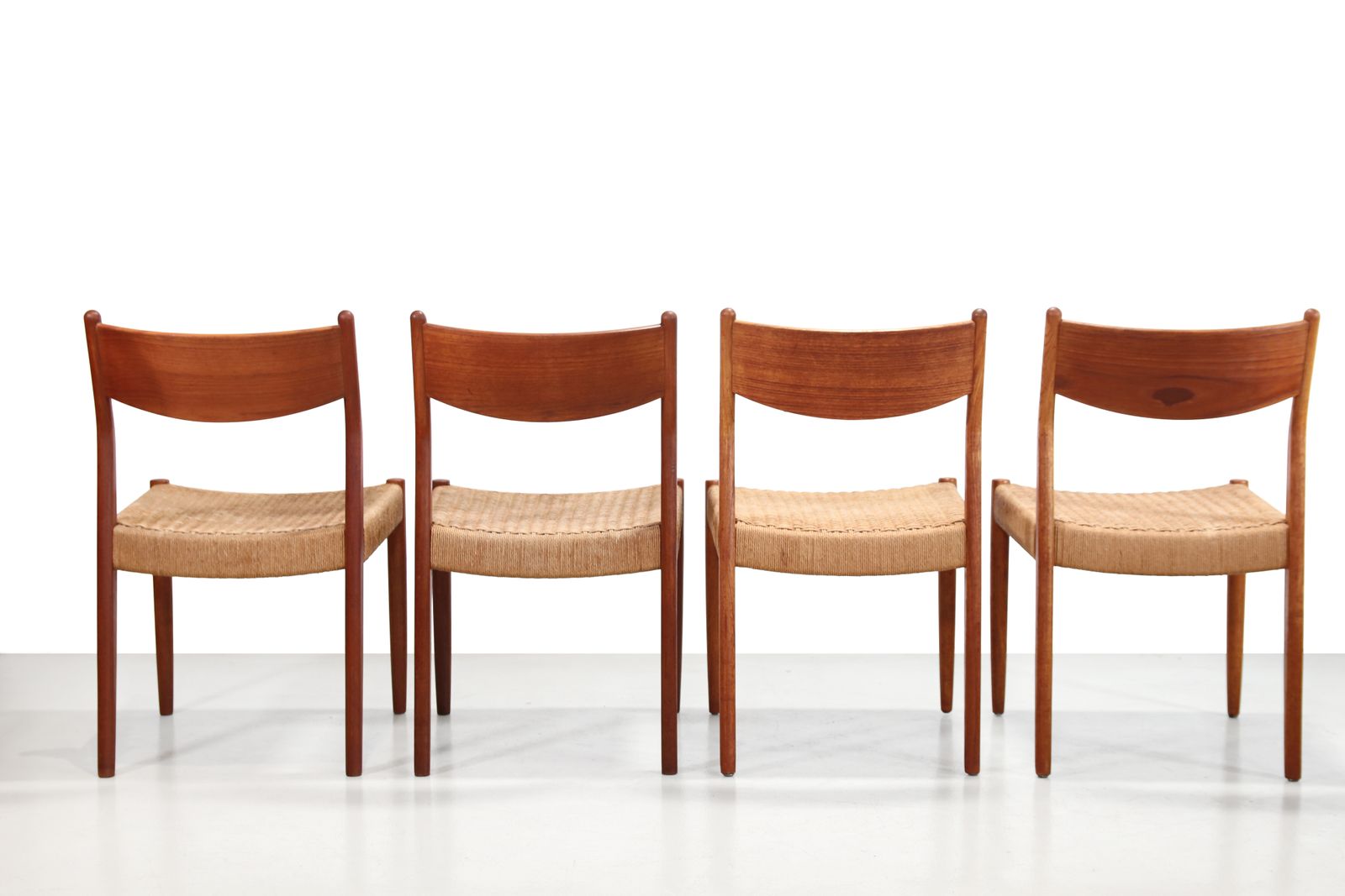 Set Of Four Teak Marten Franckena Chairs For Fristho photo furniture