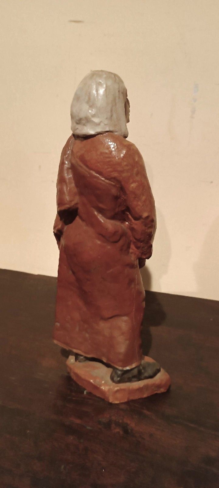 Antique Terracotta Sculpture Depicting Female Figure Early 900s photo Art