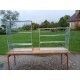 2 Industrial Iron And Glass Display Cases