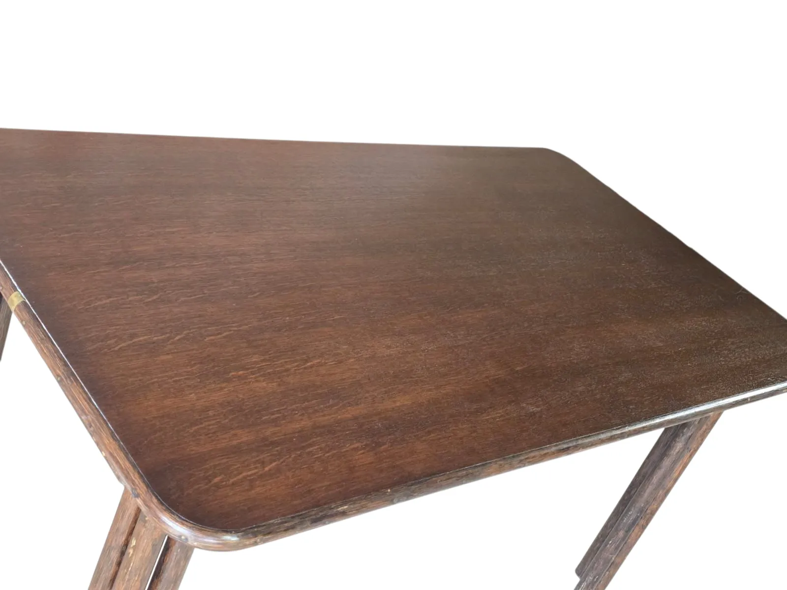 photo furniture Mid Century Bamboo Dining Table C.1960