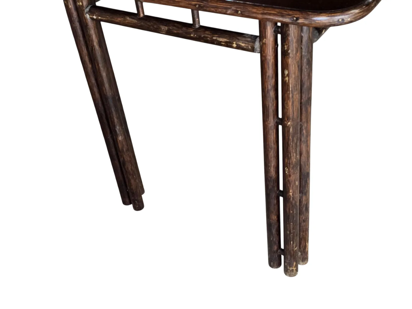 Furniture Mid Century Bamboo Dining Table C.1960 photo