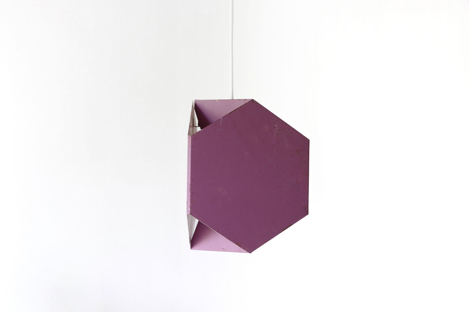 Purple Sex Tre Pendant Lamp By Ole Panton For Lyfa photo for sale