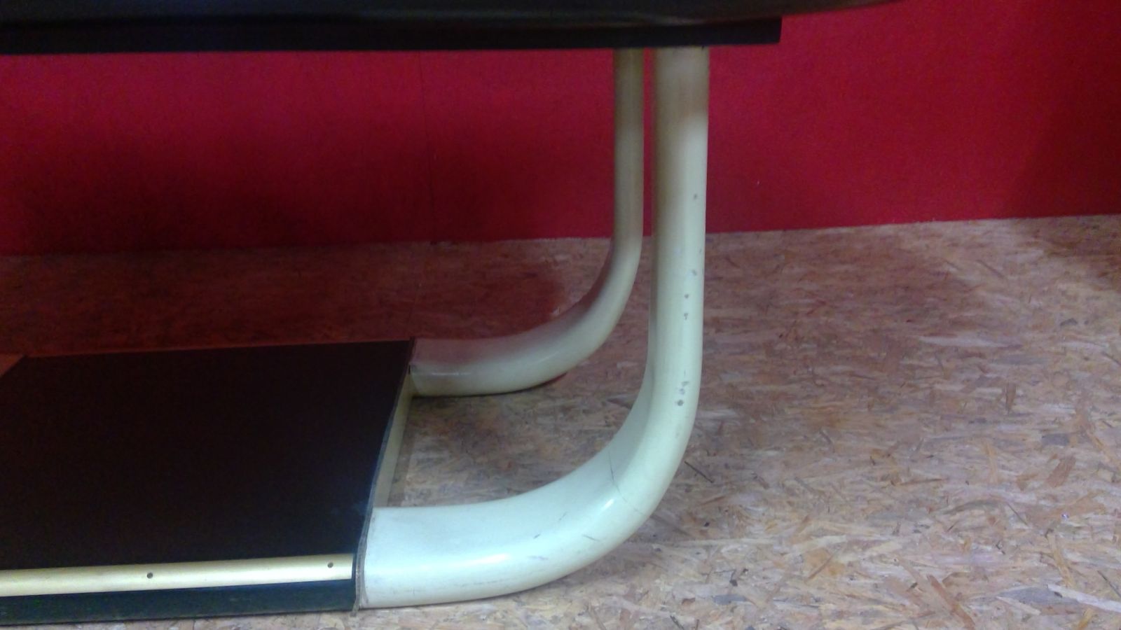 Art Deco.A Rare Iconic Lacquered Faux Elephant Shaped  Legs Dining Consul Table Of Subline Shape photo vinterior