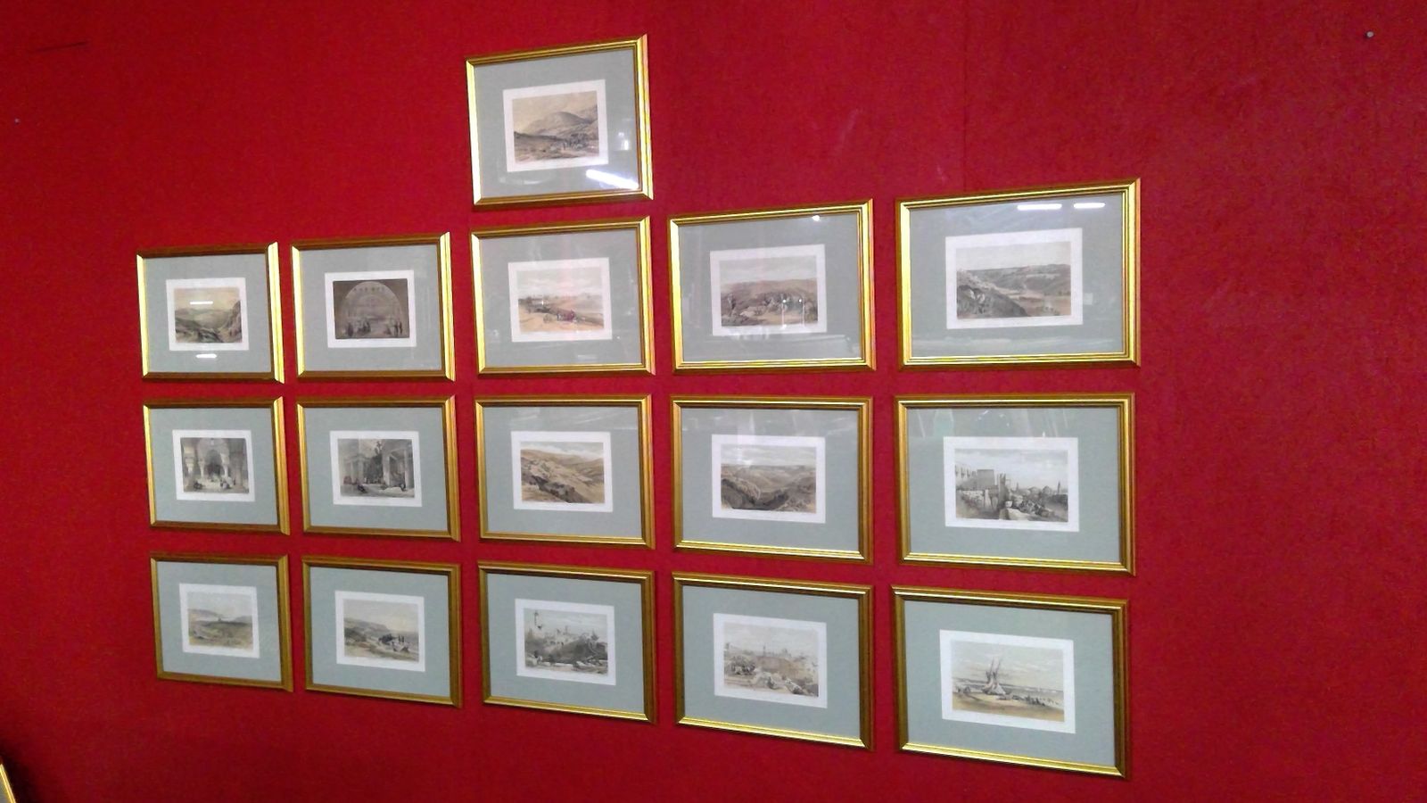 Palestine,Judea And The Holy Land ,A Fine Antique Set Of 24  Decorative Prints,  Circa 1800s, photo Art