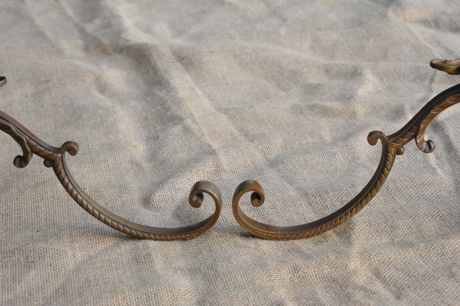 A Fine Pair Of Antique French Bronze Hat And Coat Wall Mounted Hooks photo vinterior