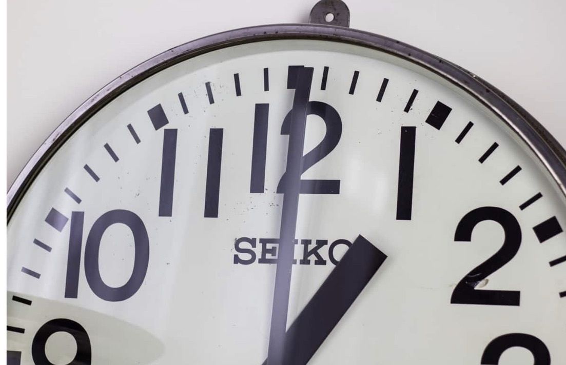 Seiko Giant Industrial Wall Clock photo Home Decor