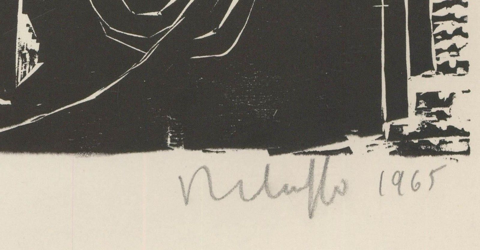 Victor Rebuffo (1903 1983) Mid 20th Century Woodcut, Riachuelo photo Art