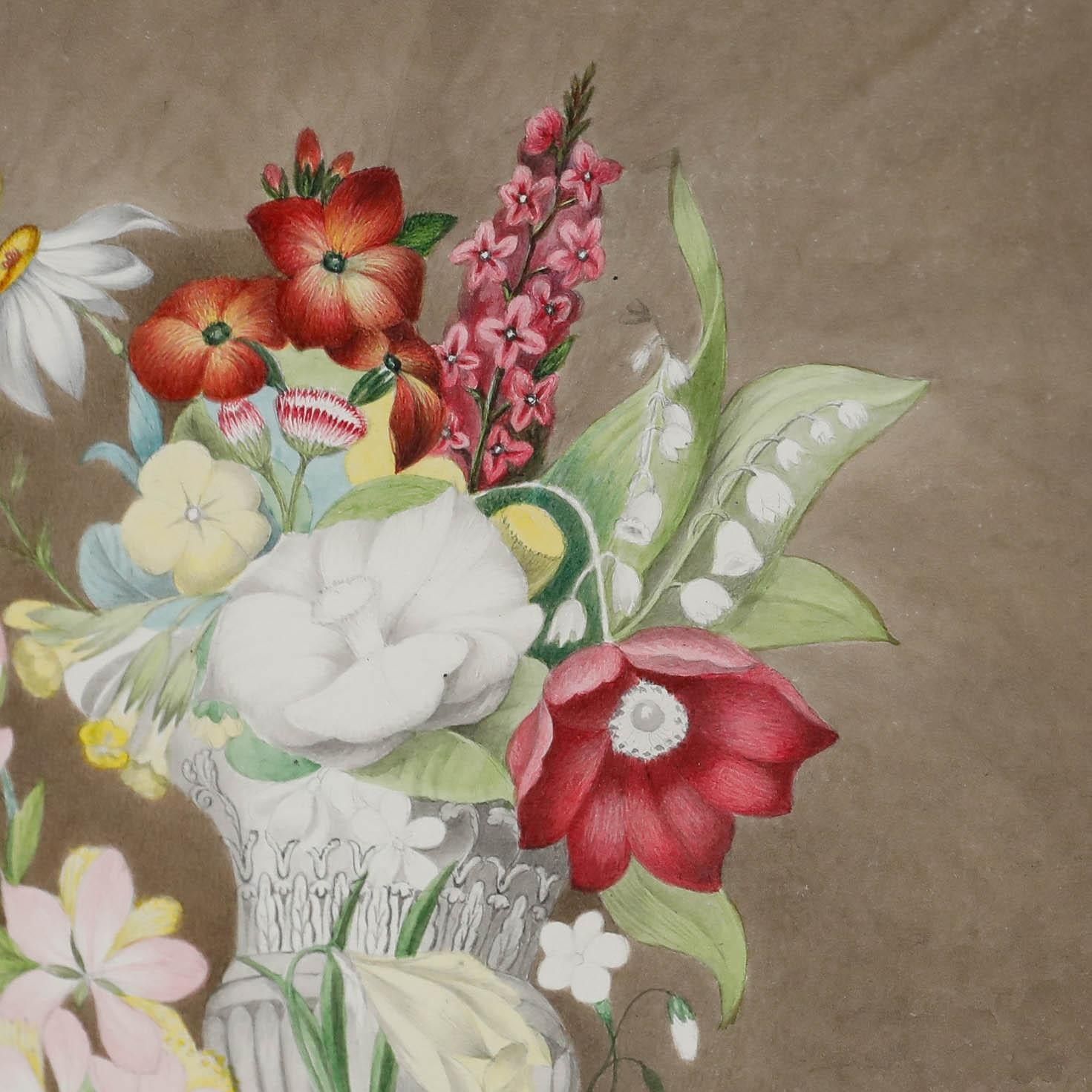 Sophia Katherine Charleton (1789 1844) Watercolour, A Spring Bloom photo Art