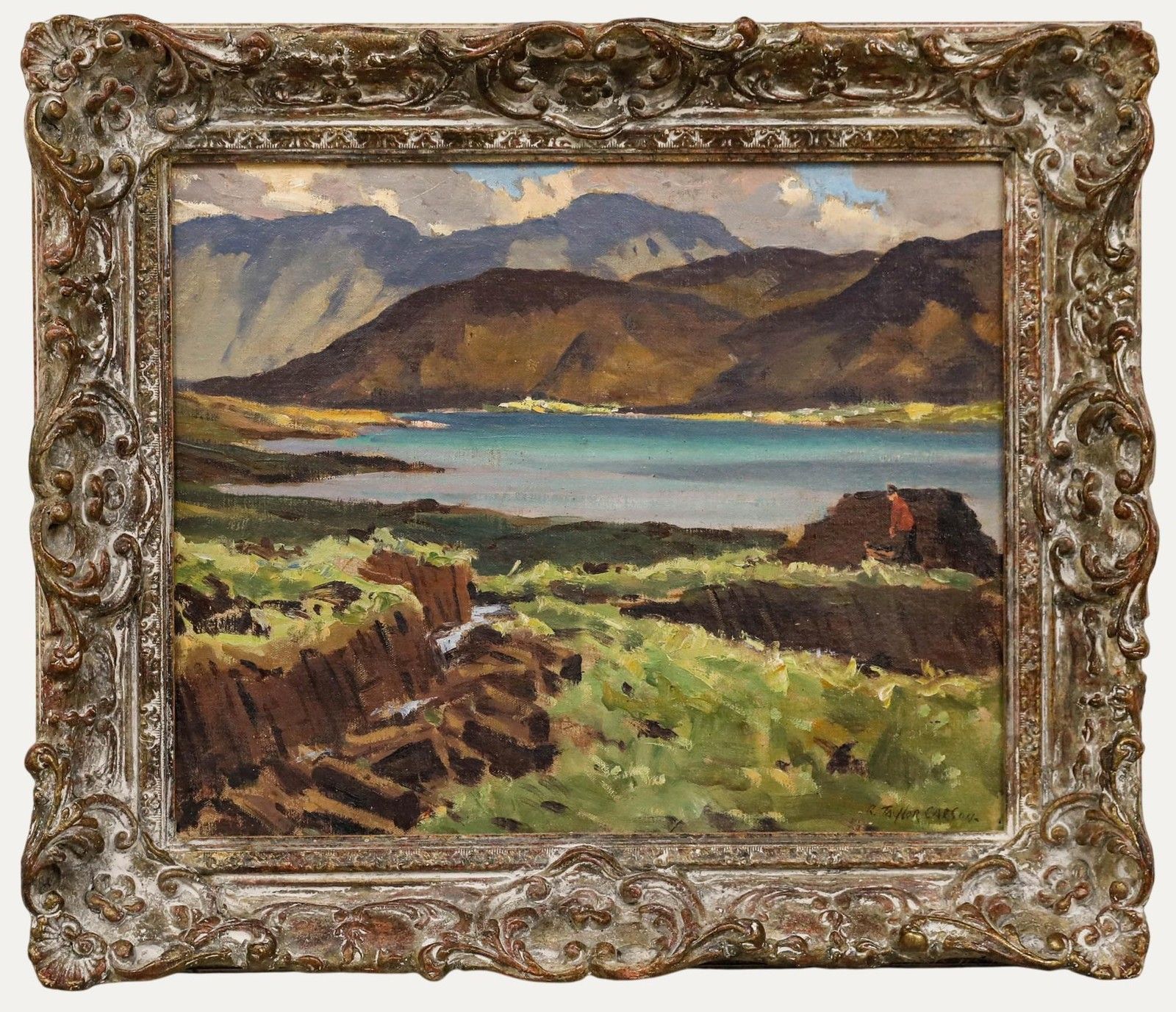 Robert Taylor Carson (1919 2008) Framed Oil, Mulroy Bay, County Donegal