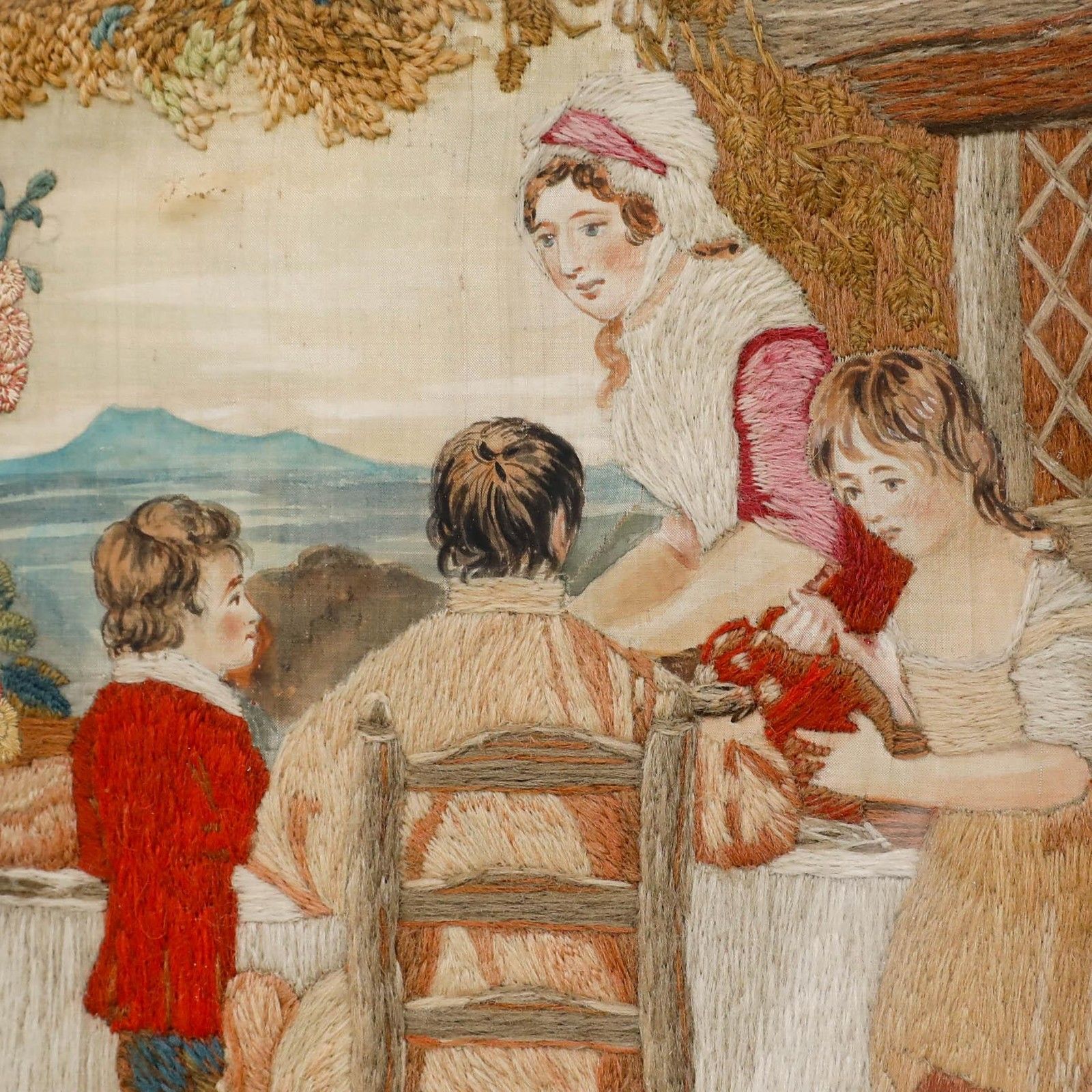 Georgian Embroidery At The Table photo Textiles