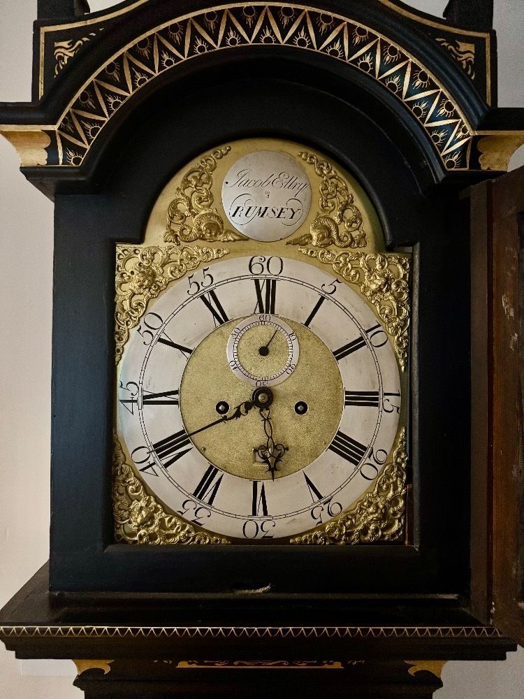 Fantastic Quality Antique George III Lacquered And Chinoiserie Longcase Clock photo Home Decor