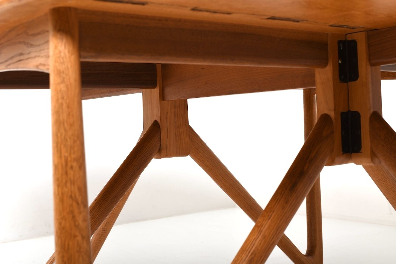 Drop Leaf Dining Table By Niels Koefoed  Denmark 1960s photo vintage