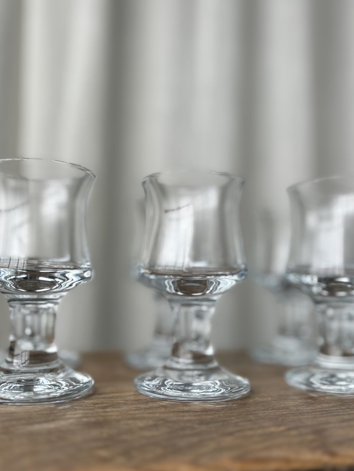 Set Of Eight Aperitif  'Skipsglas' Glasses By Per Lutken For Holmegaard, Denmark 1971 photo furniture