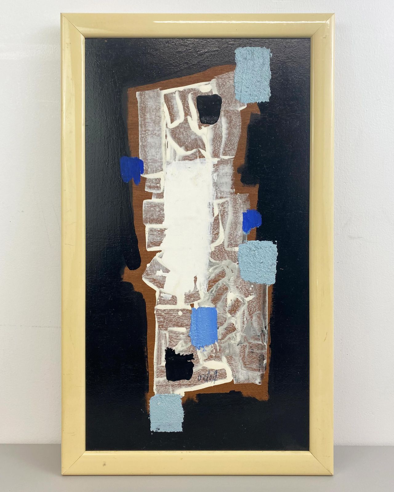 Abstract 1970s Oil Painting By Paris Based Artist Alexandre Orloff (1899–1979) photo for sale