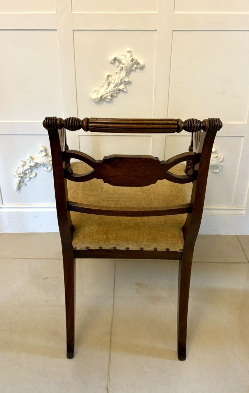 Fine Pair Of Antique 19th Century Quality Mahogany Carver Chairs photo buy