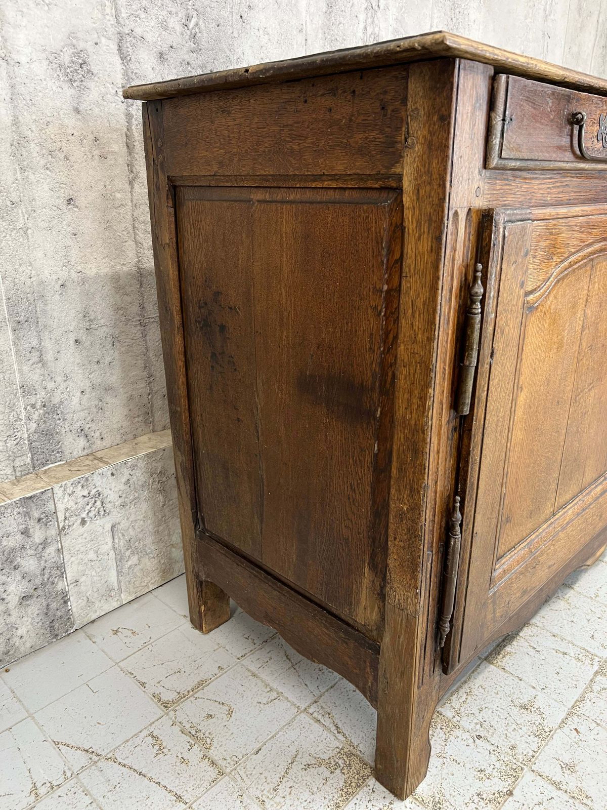 20th Century Oak Dresser Or Buffet Sideboard Cupboard photo vintage