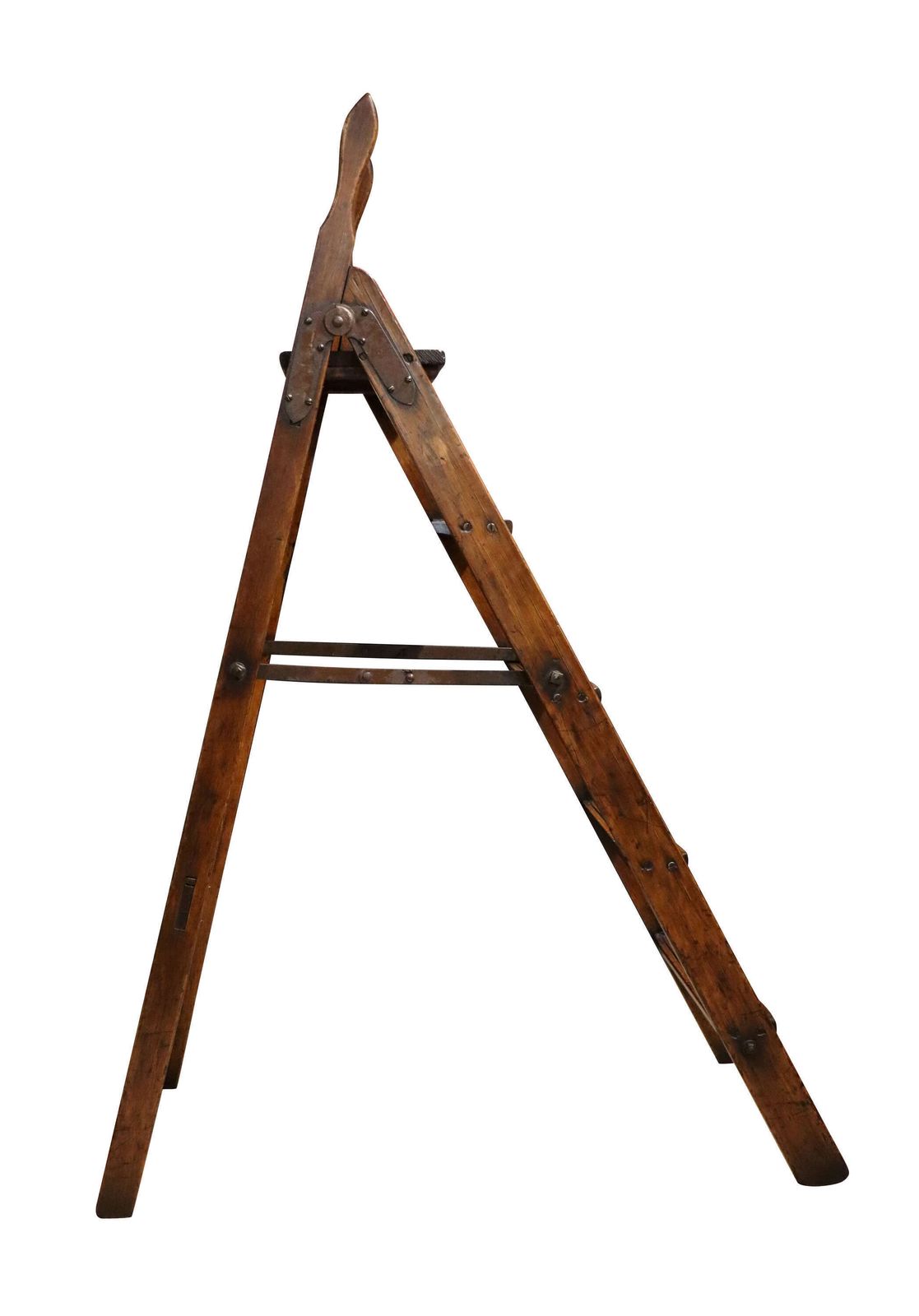 Pair Of 19th Century Folding Library Steps Circa 1860 photo Home Decor