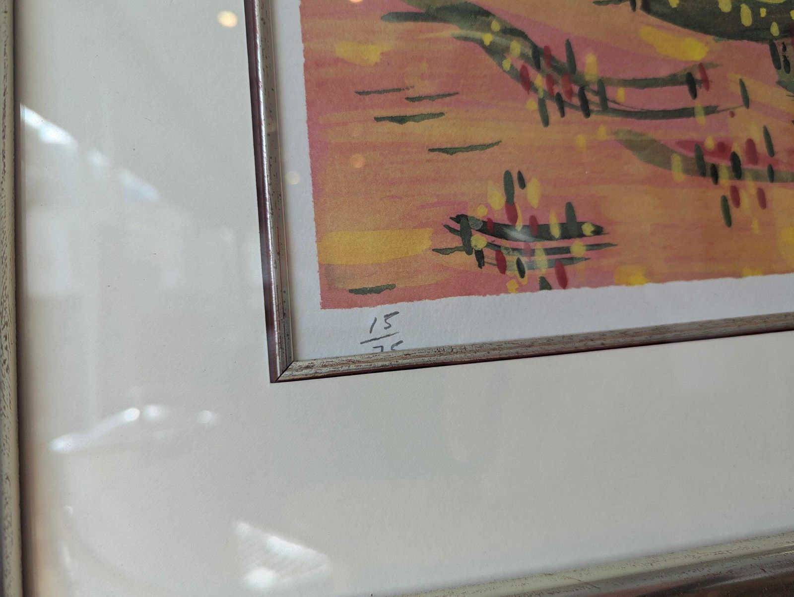 Late 20th Century Signed Ltd Edition Framed Lithograph Screenprint. photo Art