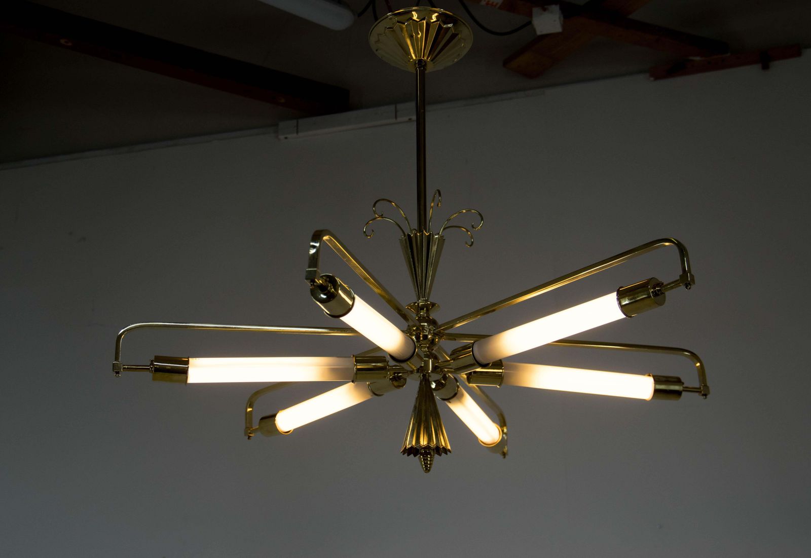 Very Rare Art Nouveau/Art Deco Chandelier, Austria, 1920s photo furniture