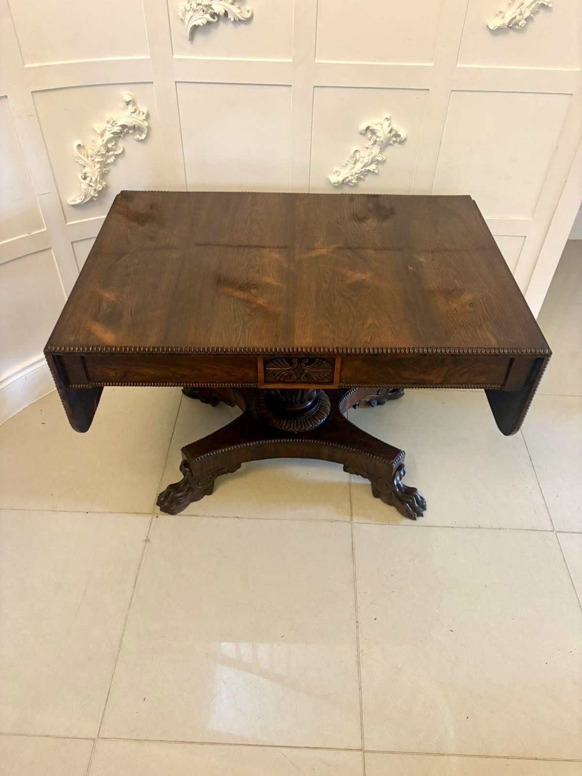 photo for sale Superb Quality Antique 19th Century Rosewood Freestanding Side Table
